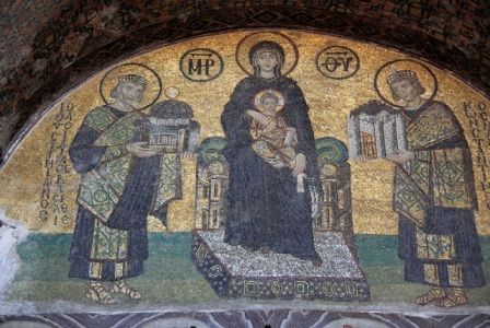 мозаика в церкви Святой Софии в Киеве